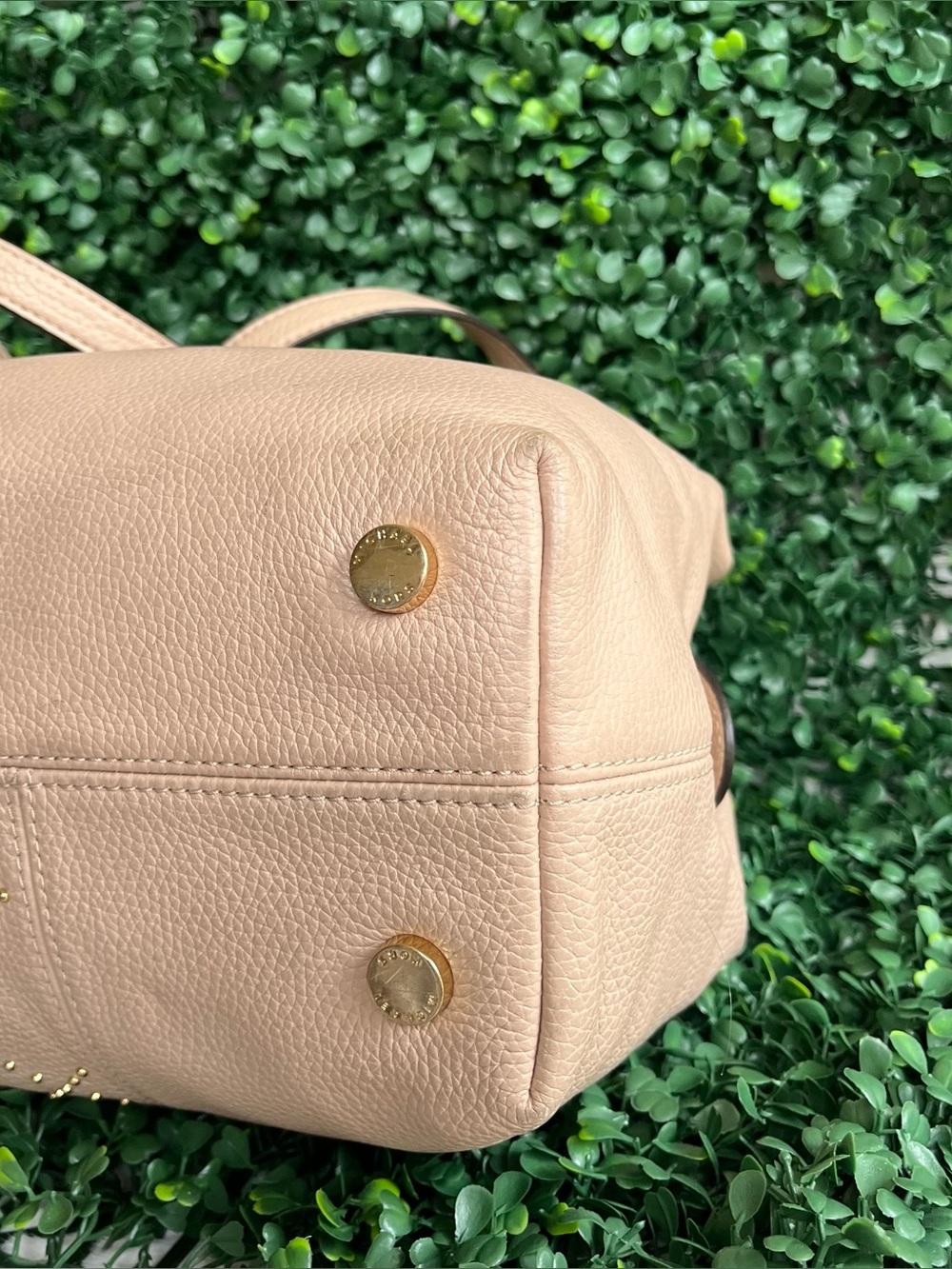 MICHAEL KORS Beige Raven Selma Floral Shoulder Bag Tote Bedford Astor Nolita - Picture 4 of 10